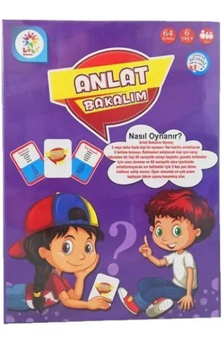 Hobi Eğitim Dünyası Anlat Bakalım Eğitici Aile Oyunu
