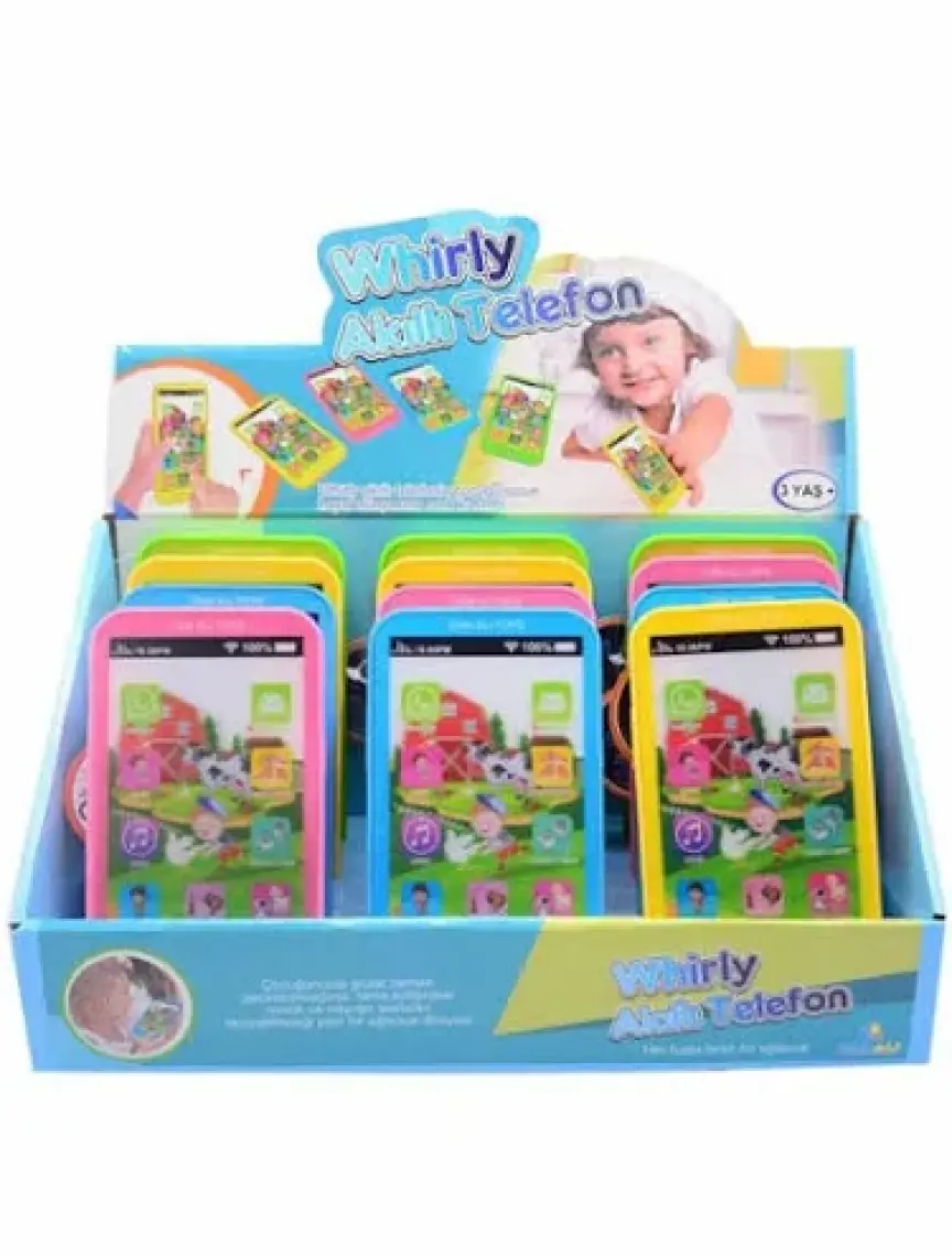 Medska Can Ali Toys Oyuncak Dokunmatik Cep Telefonu Türkçe Sesli 12 Fonksiyonlu Sarı