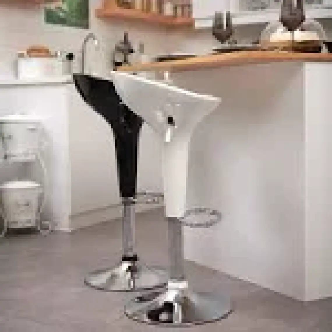 Just Home Lara Bar Sandalyesi - Beyaz