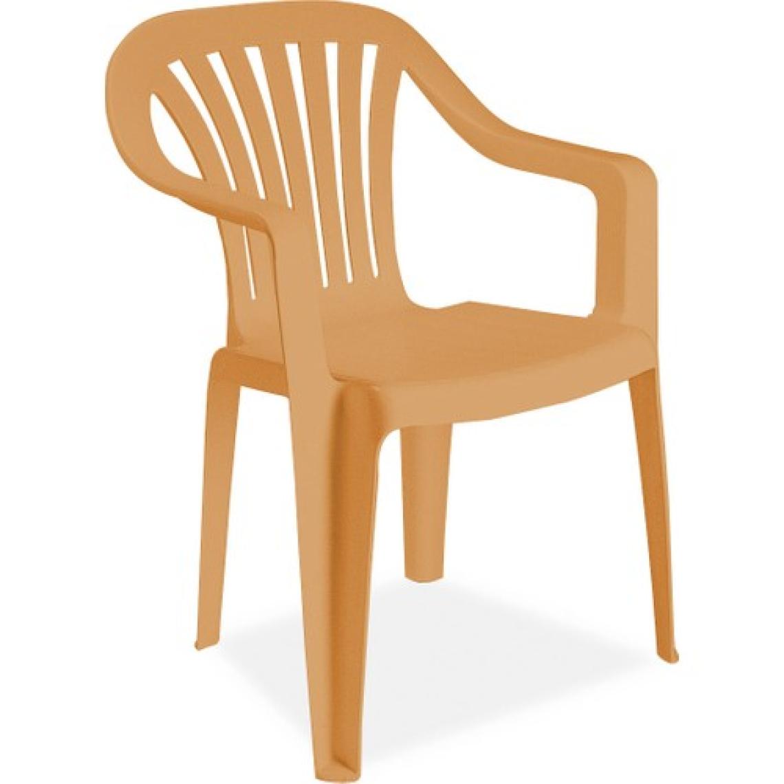 Papatya Tropik Koltuk Teak - Plastik Bahçe Sandalyesi