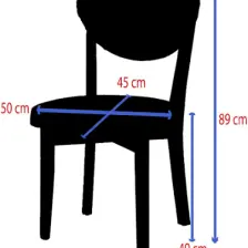 4 Adet Gala Sandalye Ceviz Ahşap Kapitoneli