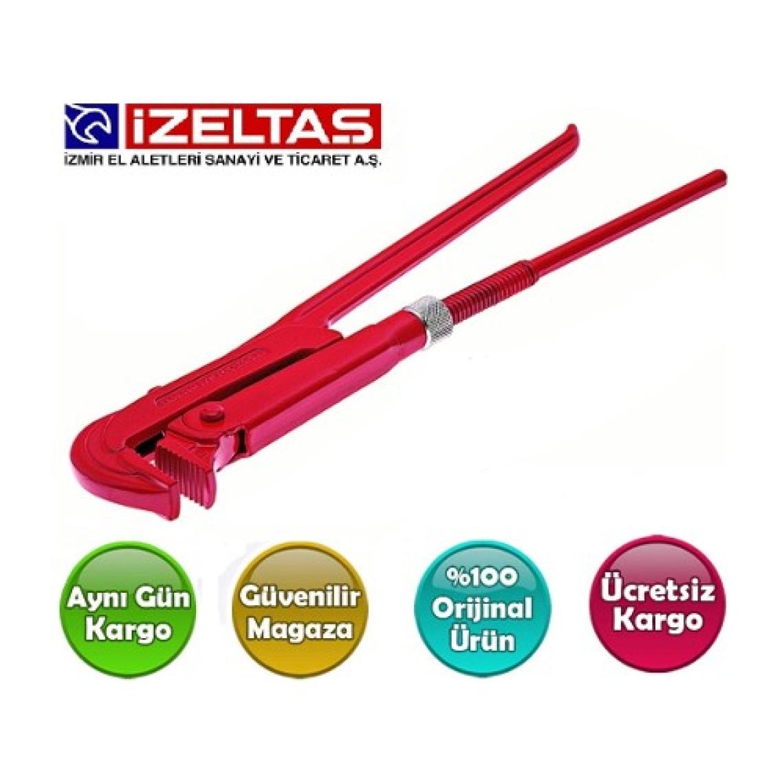 İzeltaş Maşalı Boru Anahtarı 1" (1 Parmak)