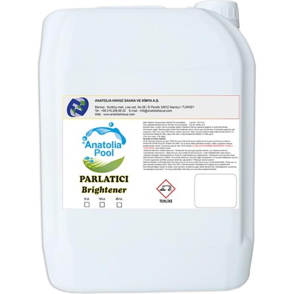 Anatolia Pool Havuz Suyu Parlatıcı / Berraklaştırıcı 5 Lt. (Brightener)