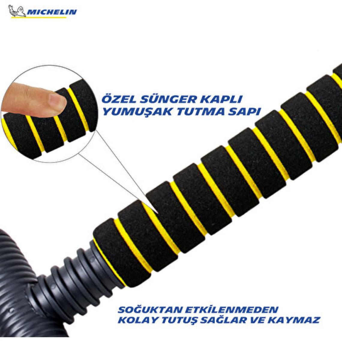 Michelin MC6986 3’ü Bir Arada Buz kazıyıcı, Kar Küreği, Silecek Temizleyici