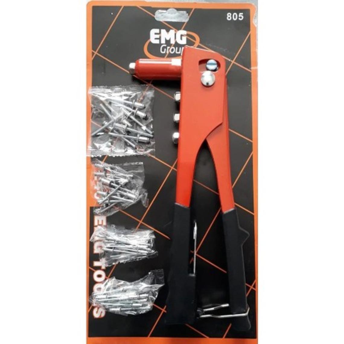 Emg Çelik ve Sağlam Gövdeli 4 Başlı Perçin Makinesi ve Perçin Çivileri