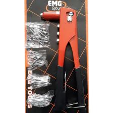 Emg Çelik ve Sağlam Gövdeli 4 Başlı Perçin Makinesi ve Perçin Çivileri
