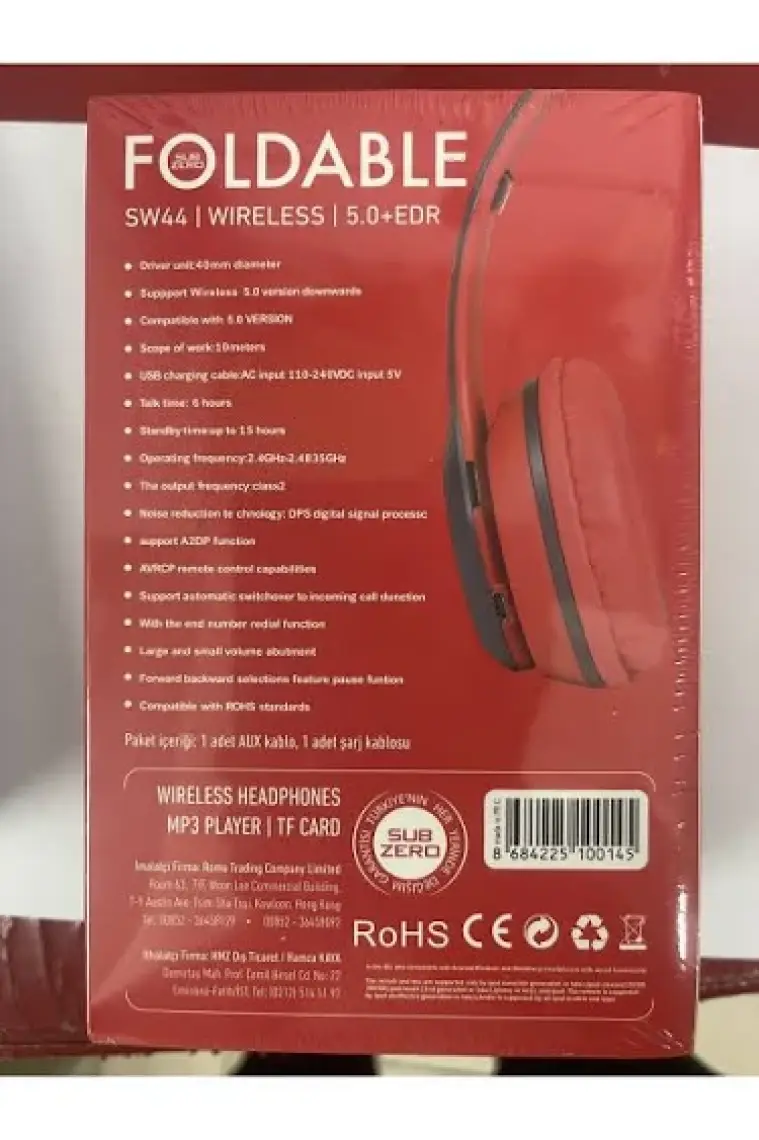 Subzero SW44 Kablosuz Kulaklık