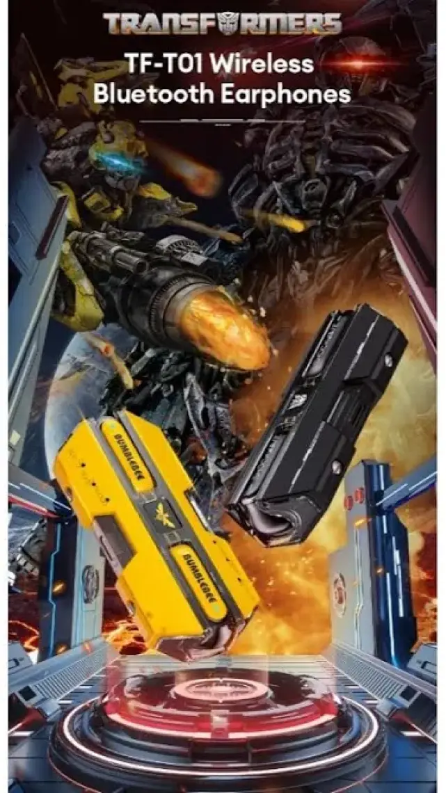 Transformers TF-T01 Bluetooth 5.4 Kulak İçi Kulaklık - Sarı