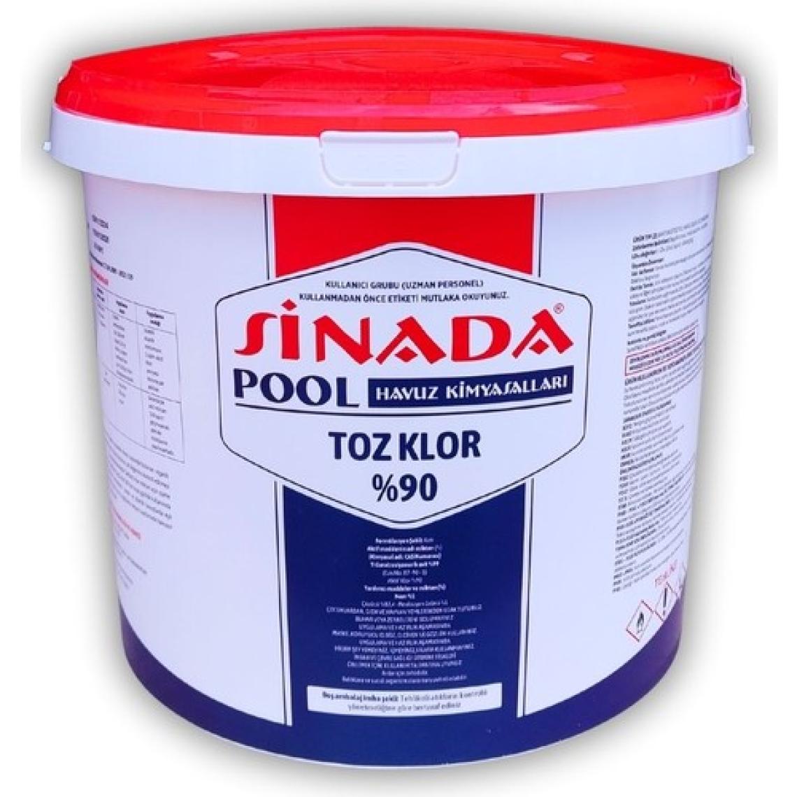 Sinada Toz Klor %90 25Kg Havuz Kimyasalı