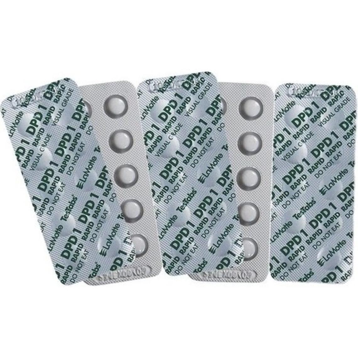 Lamotte Dpd1(serbest klor)+Phenol Red (Ph) Havuz Yedek Test Ölçüm Tableti 10 Lu Paket -100 Adet