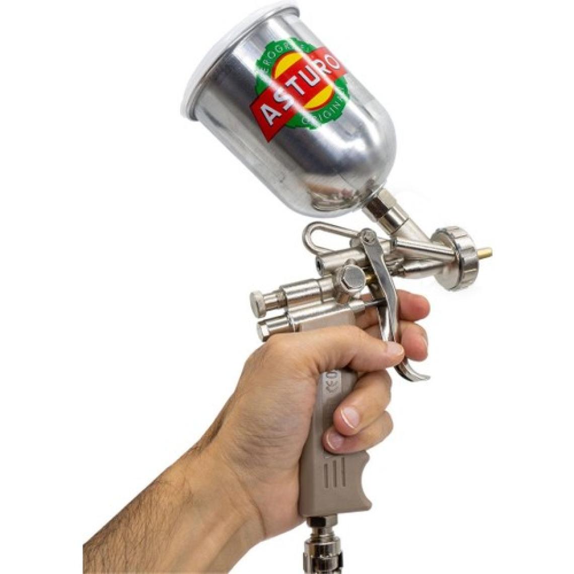 Asturo E70 Havalı Boya Tabancası Üstten Depolu 1.8 mm 0.5 Litre