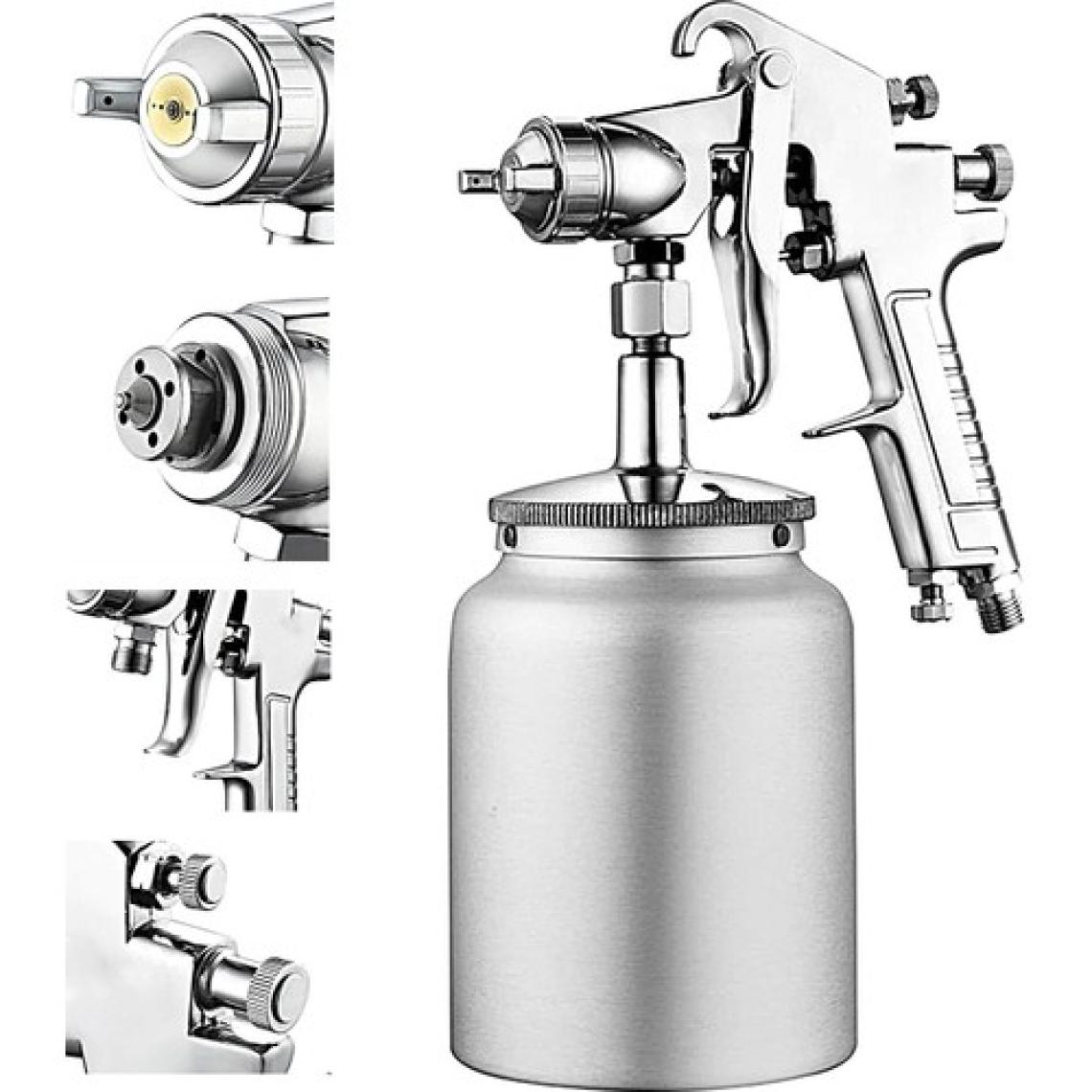 Anadolu Strong  Profesyonel Alüminyum Alttan Depo 1.8mm 750ML  Boya Tabancası