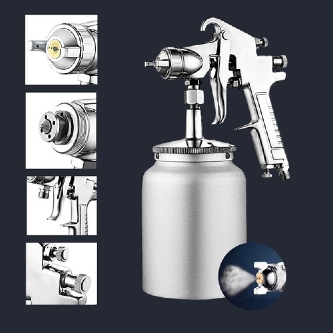 Anadolu Strong  Profesyonel Alüminyum Alttan Depo 1.8mm 750ML  Boya Tabancası