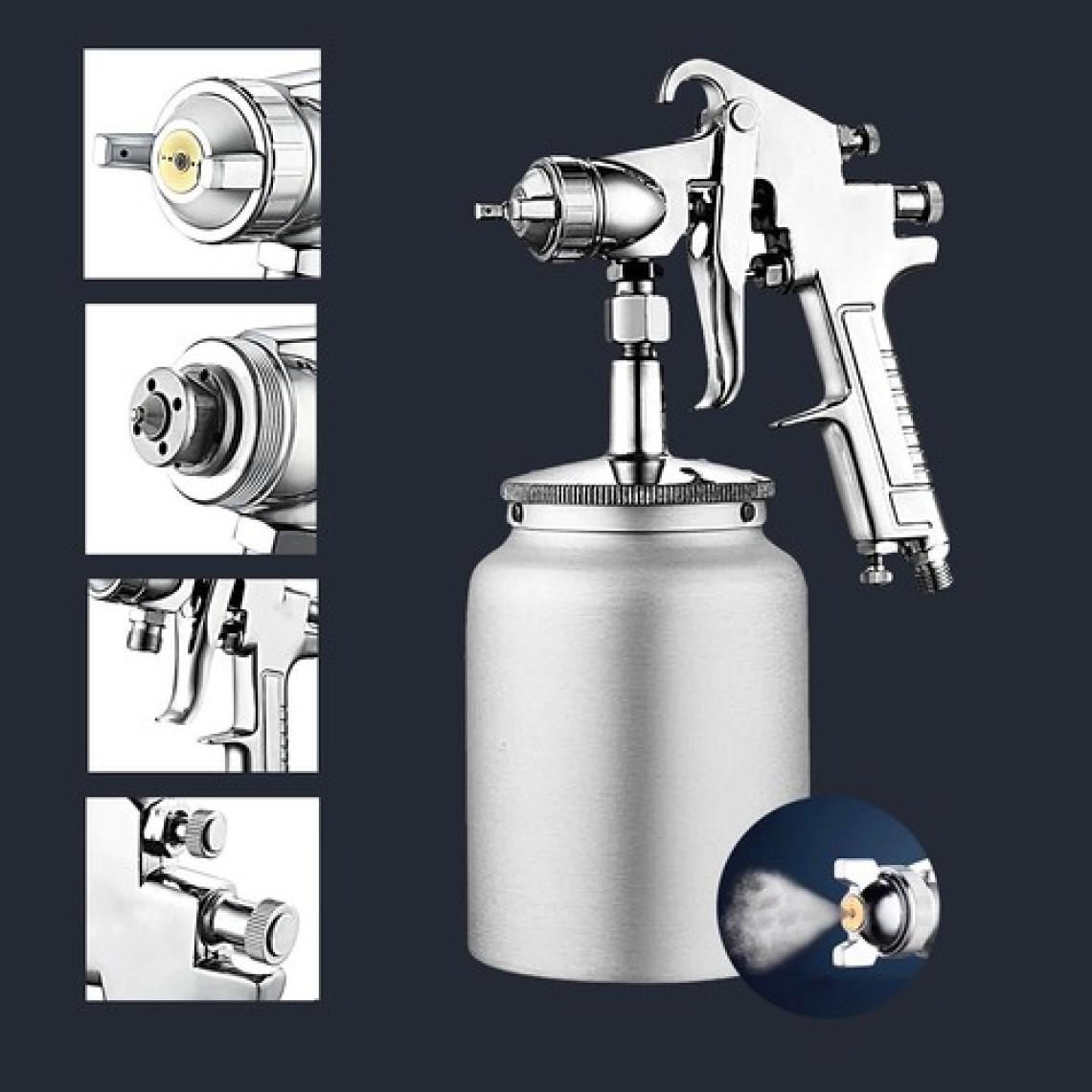 Anadolu Strong  Profesyonel Alüminyum Alttan Depo 1.8mm 750ML  Boya Tabancası