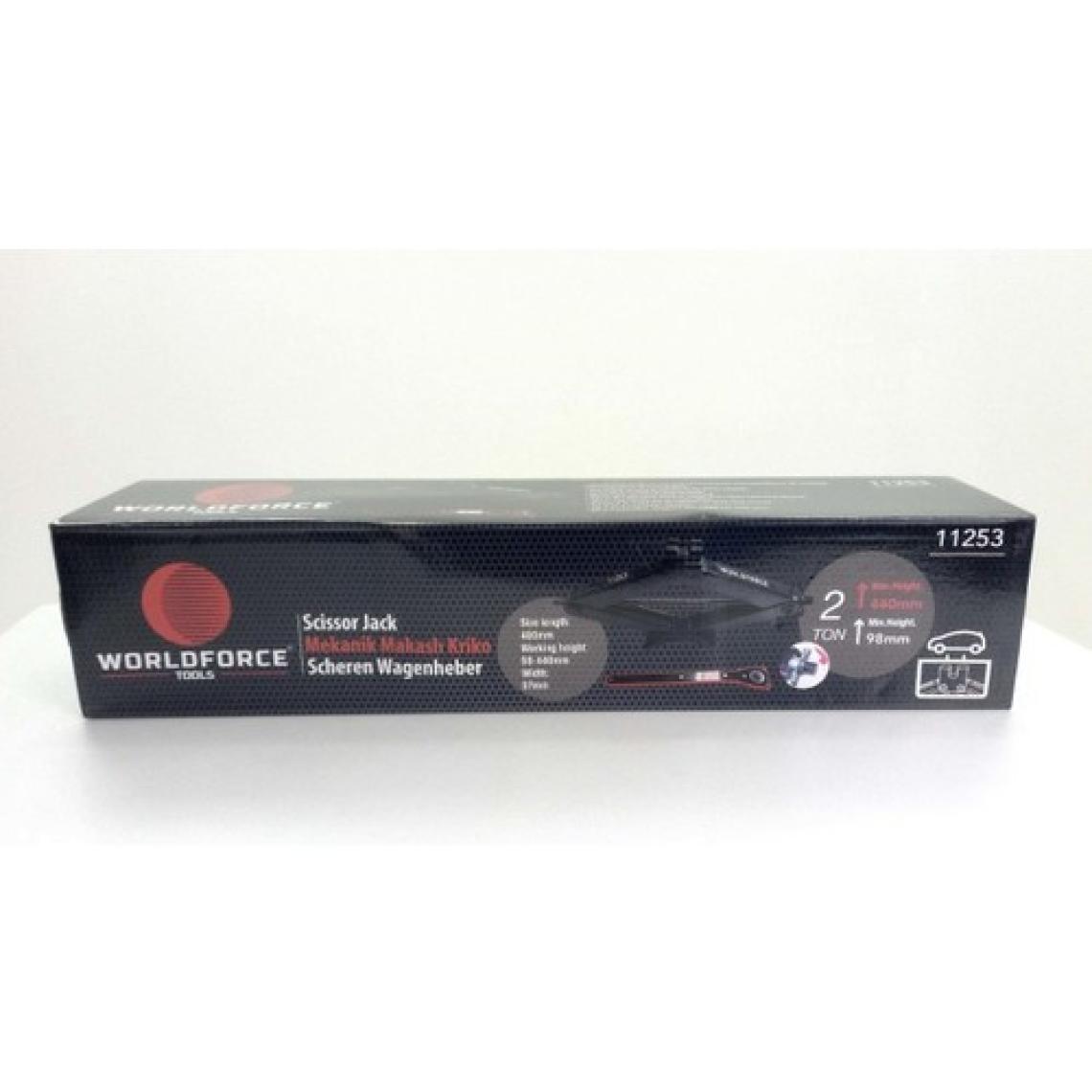 Worldforce 11253 Mekanik Makaslı Kriko 2 Ton Cırcır Kollu