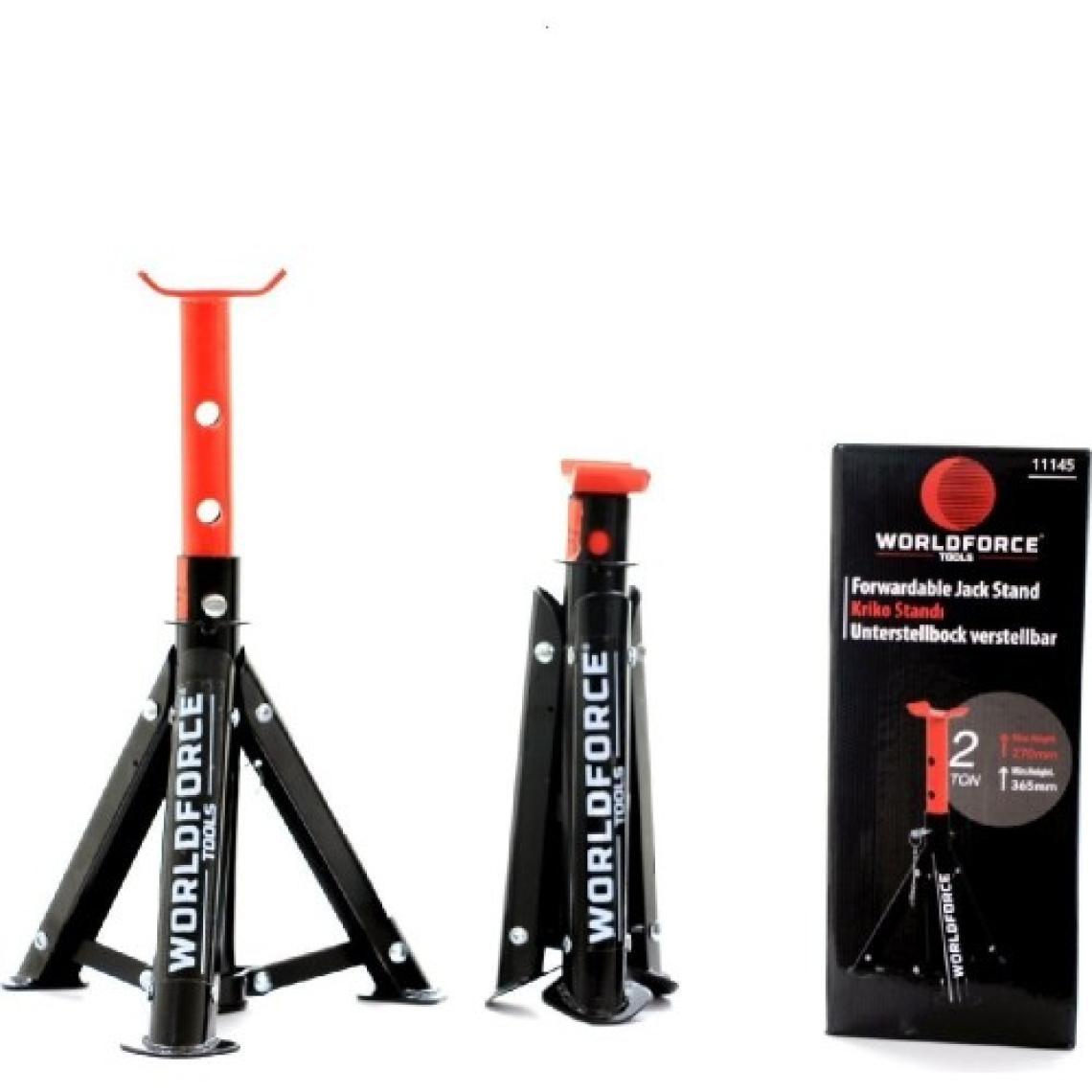 Worldforce 11145 Kriko Standı 2 Ton Katlanır