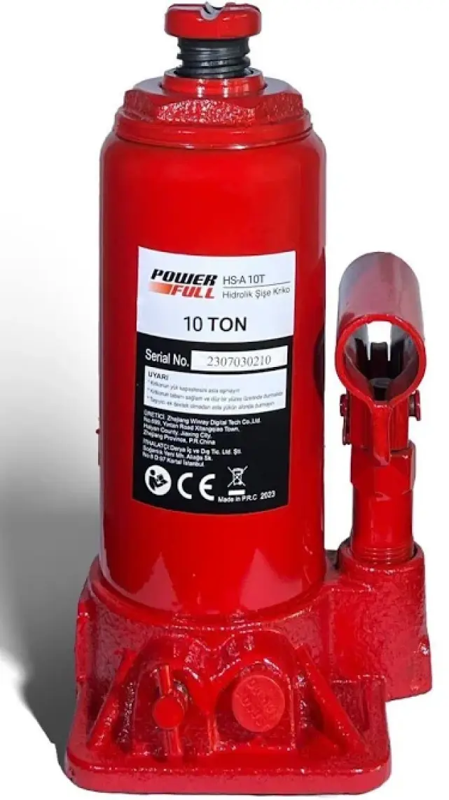 Powerfull 10 Ton Hidrolik Şişe Kriko