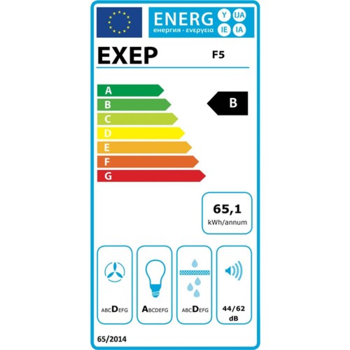 Exep F5 Ecr Siyah Sürgülü Aspiratör