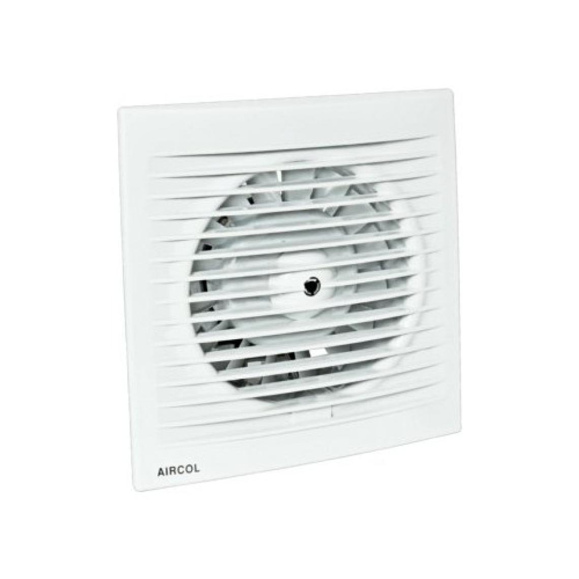 Aircol 200LÜK Sessiz, Dekoratif, Plastik Banyo Fanı / Aspiratörü 350 M³/h