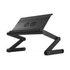 Katlanabilir Soğutuculu Notebook Laptop Sehpası Kademeli Standı Siyah