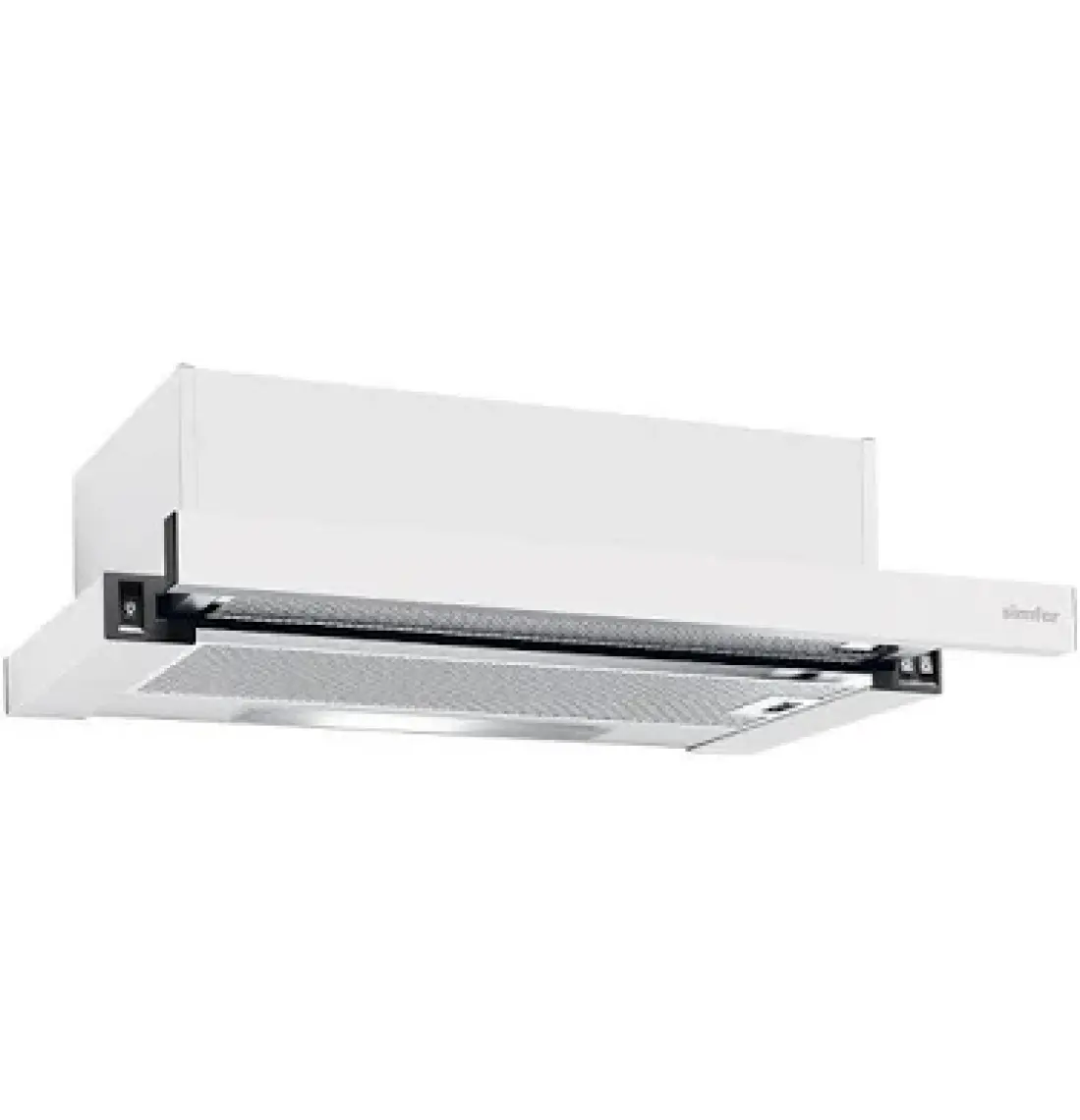 Simfer 8510 Çift Motorlu 60CM Beyaz Sürgülü Aspiratör (Montajsız)