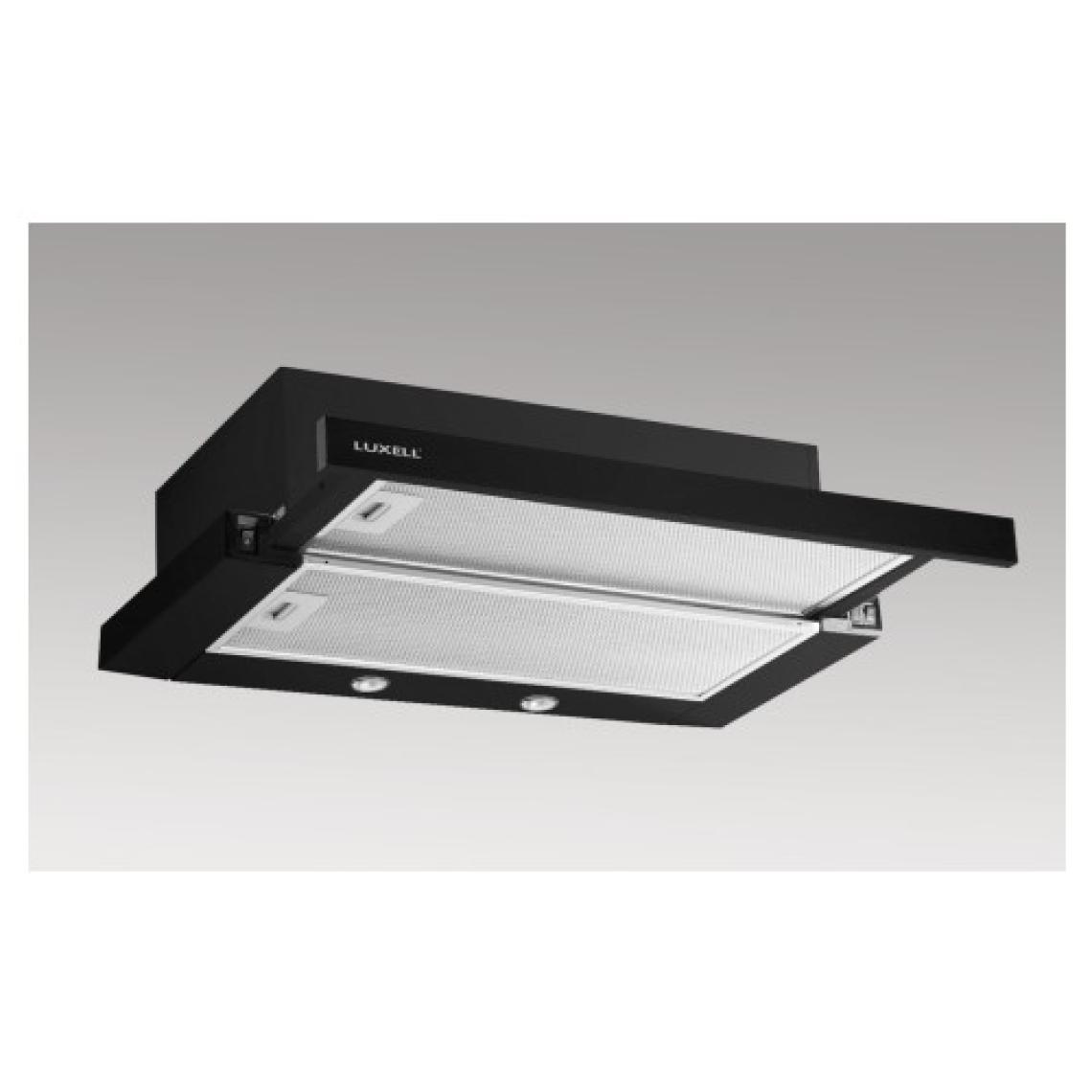Luxell DS6-905 Siyah Sürgülü Aspiratör