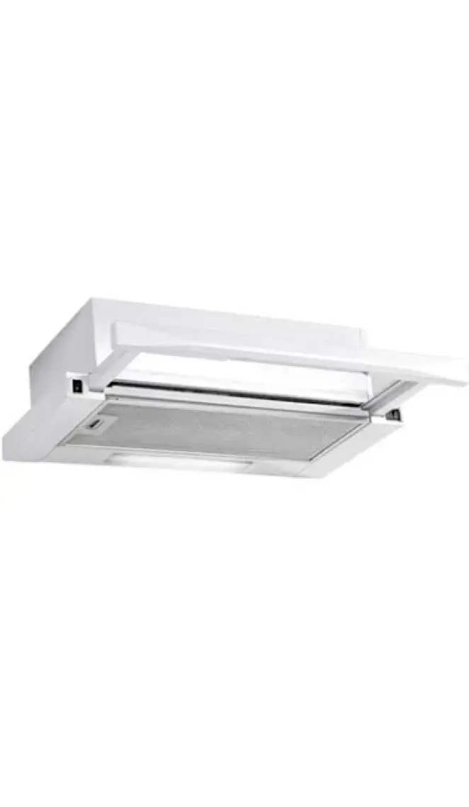 White Daisy F2 Çift Motor Camlı Beyaz Aspiratör