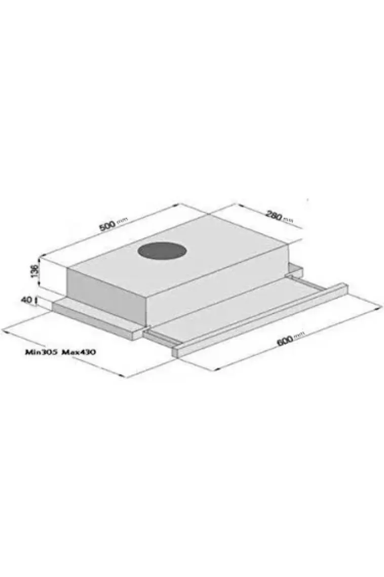 White Daisy F2 Çift Motor Camlı Beyaz Aspiratör