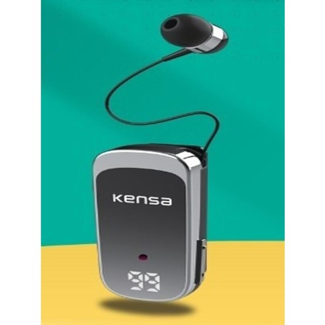 Kensa KB-944 Göstergeli Siyah Bluetooth Makaralı Kulaklık