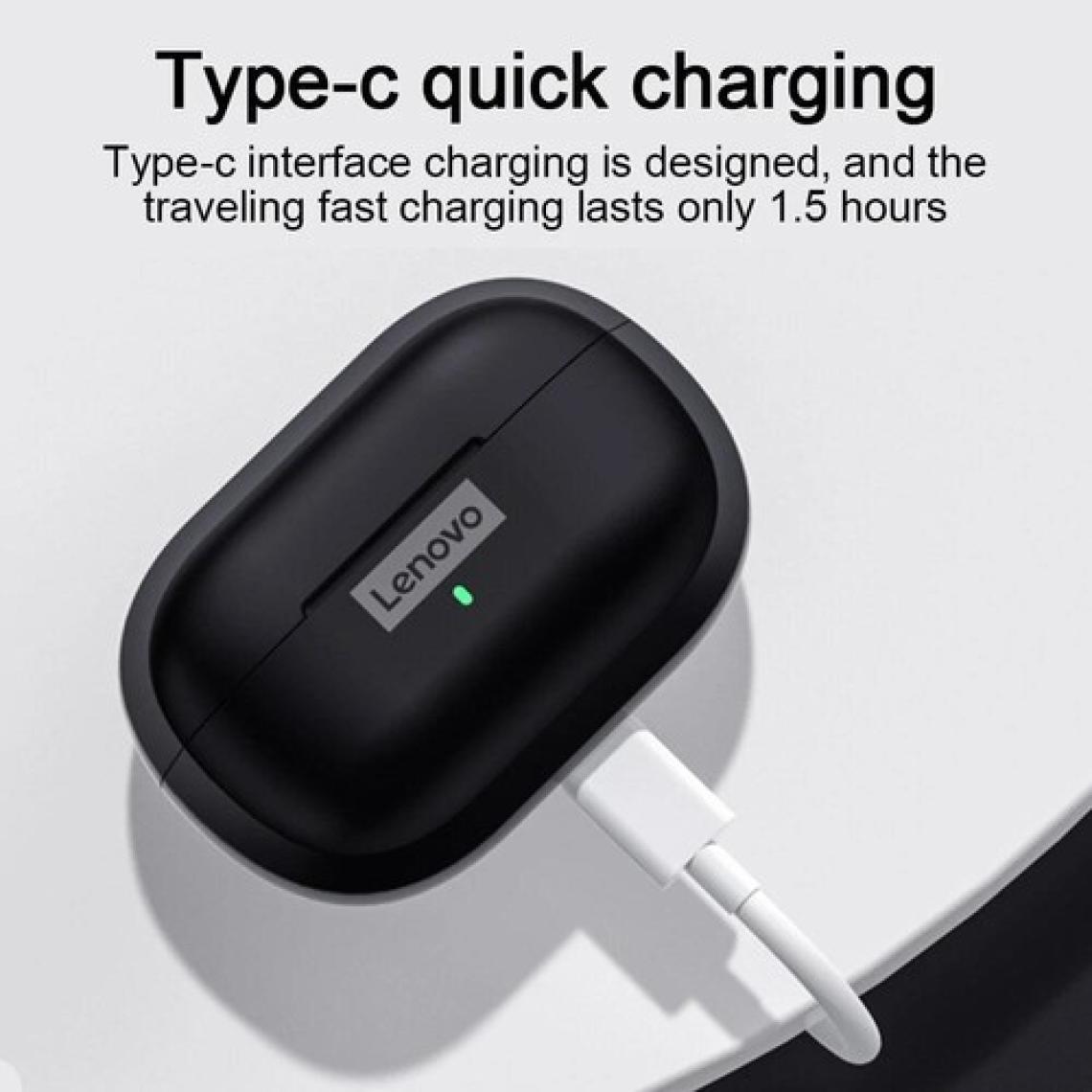 Lenovo LP1S Livepods TWS Siyah Kulak İçi Bluetooth Kulaklık