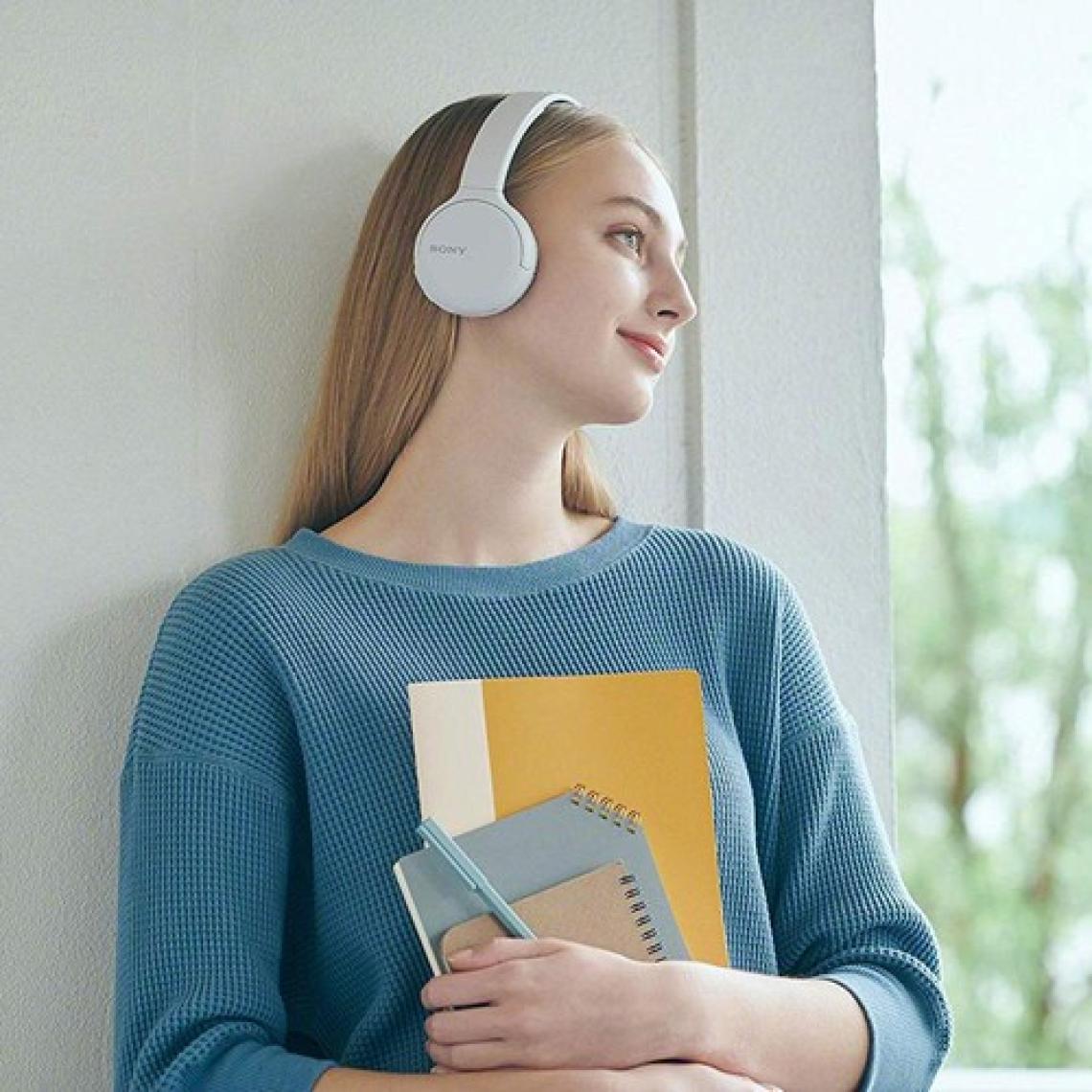Sony WH-CH510 Bluetooh Kulak Üstü Kulaklık - Beyaz