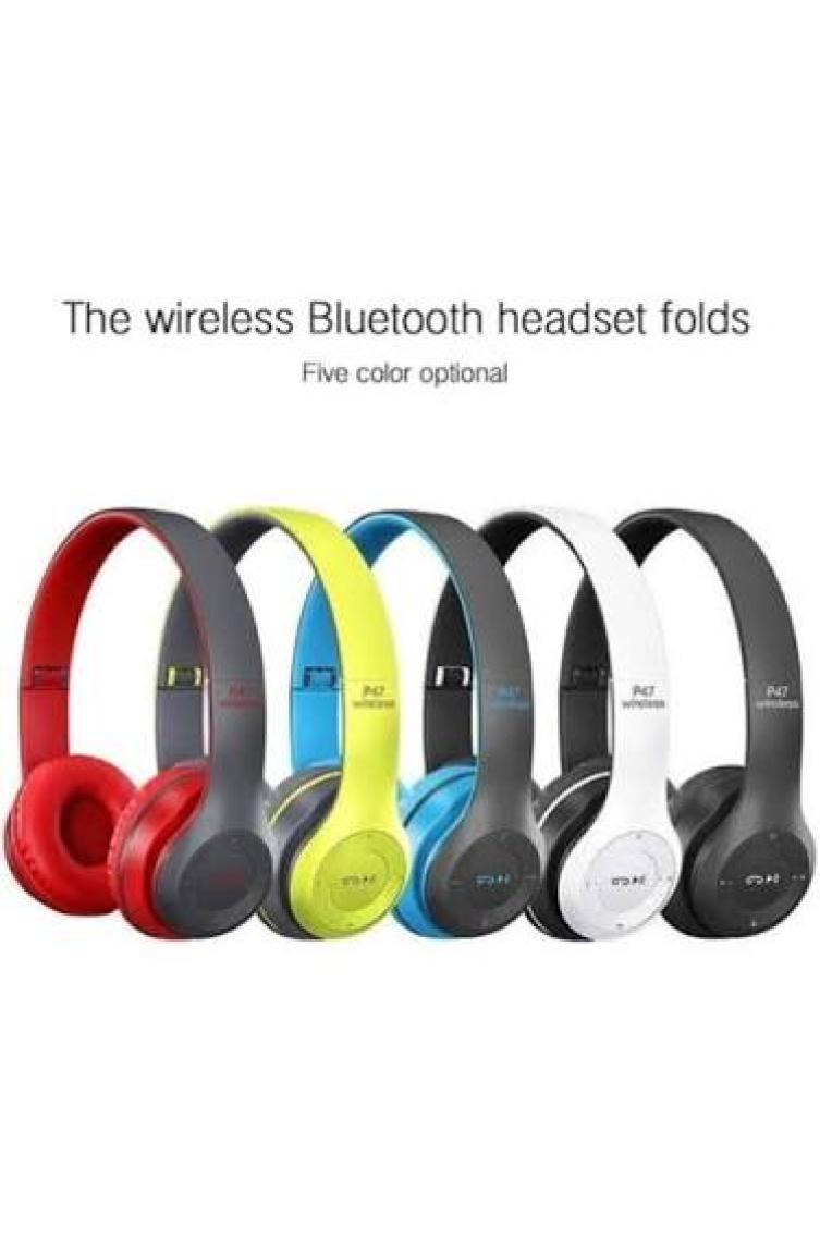 PolyGold P47 Bluetooth 5.0+Edr Katlanabilir Kablosuz Kulaküstü Bt Kulaklık