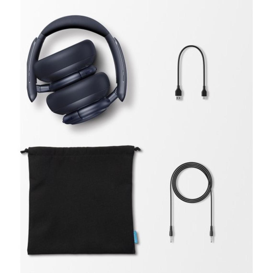 Anker Soundcore Life Q30 Bluetooth Kablosuz Kulaklık - Hibrit Aktif Gürültü Önleyici ANC - Midnight Blue - A3028 (Anker Türkiye Garantili)