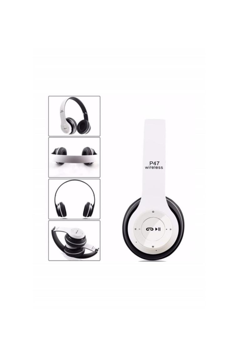 Polygold P47 Kulak Üstü Bluetooth Kulaklık Beyaz