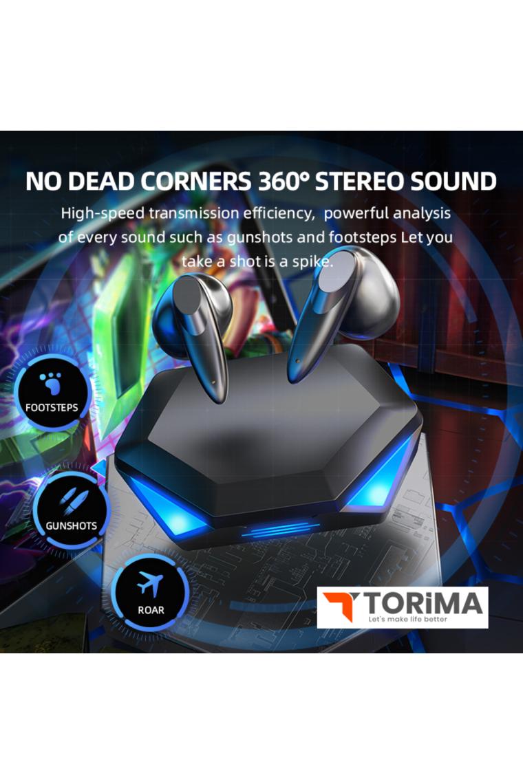 Torima TG-G20 TWS Kulak İçi Bluetooth Kulaklık Sarı