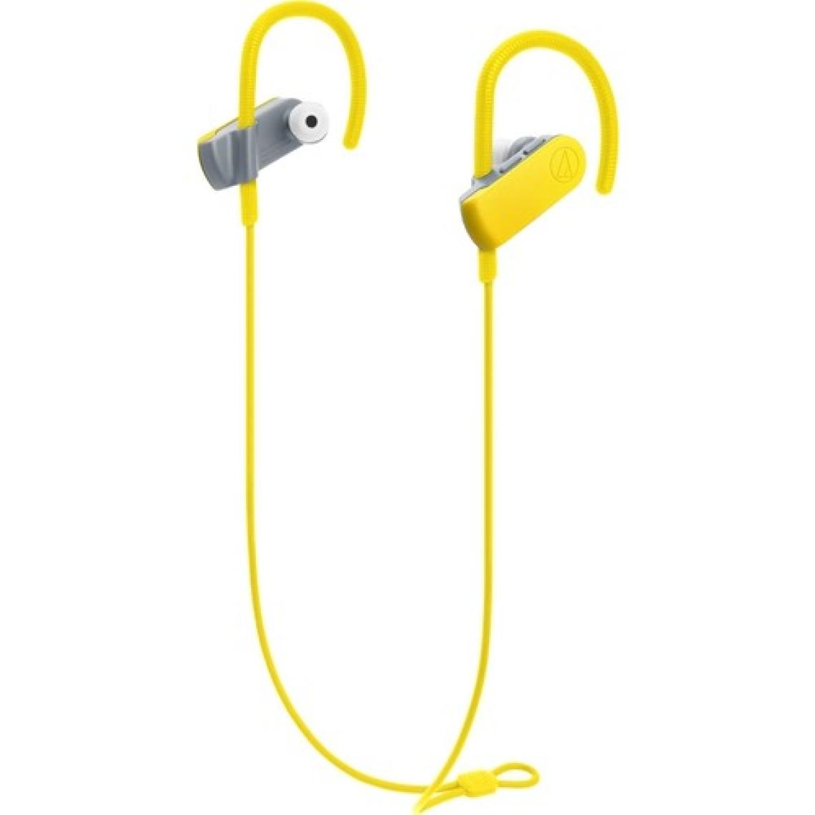 Audio-Technica SPORT50BT Bluetooth Suya Dayanıklı Spor Kulaklık-Sarı