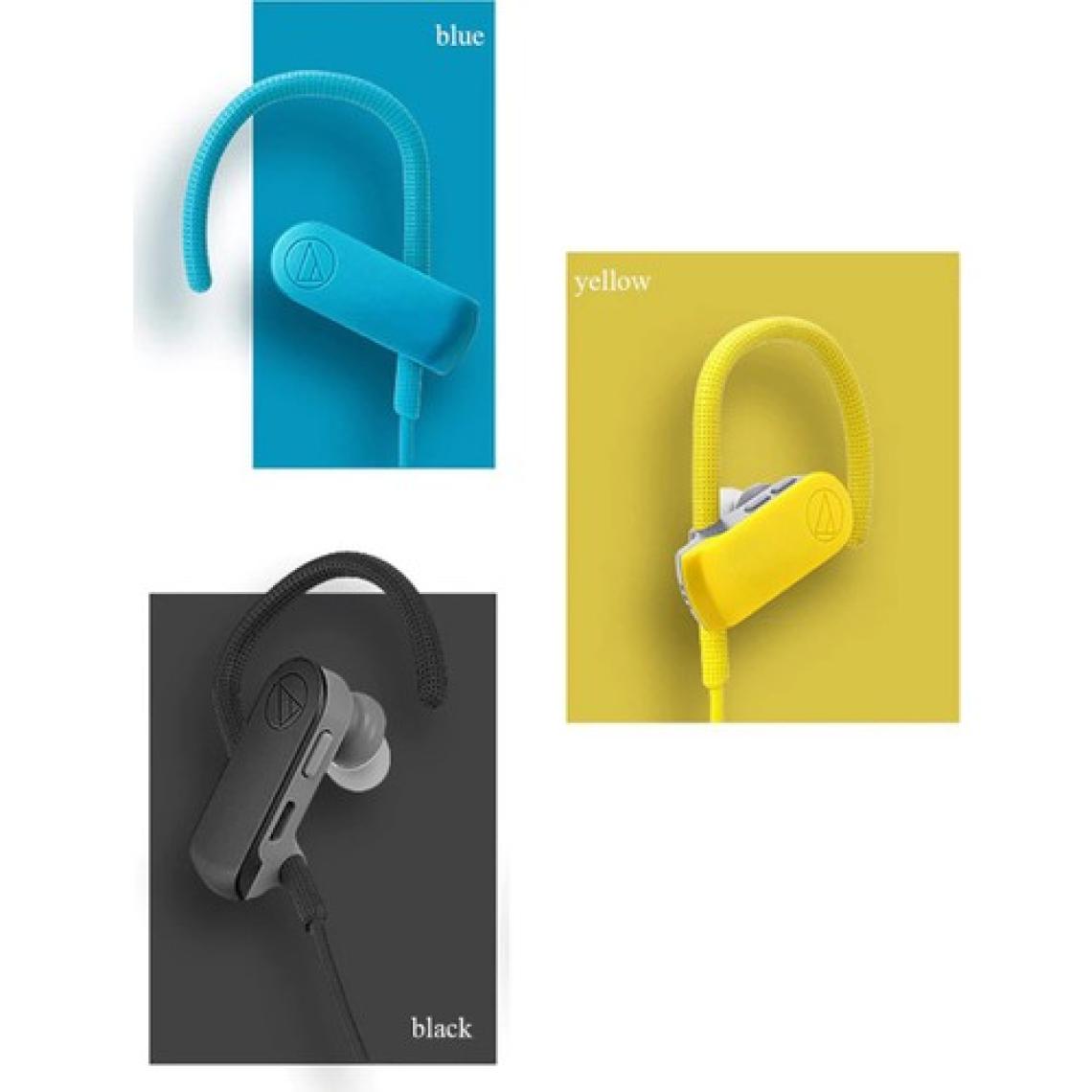 Audio-Technica SPORT50BT Bluetooth Suya Dayanıklı Spor Kulaklık-Sarı
