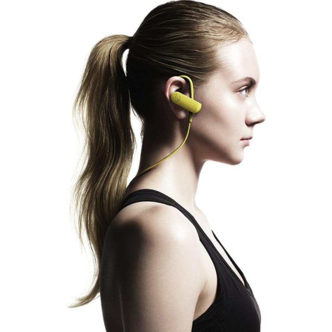 Audio-Technica SPORT50BT Bluetooth Suya Dayanıklı Spor Kulaklık-Sarı