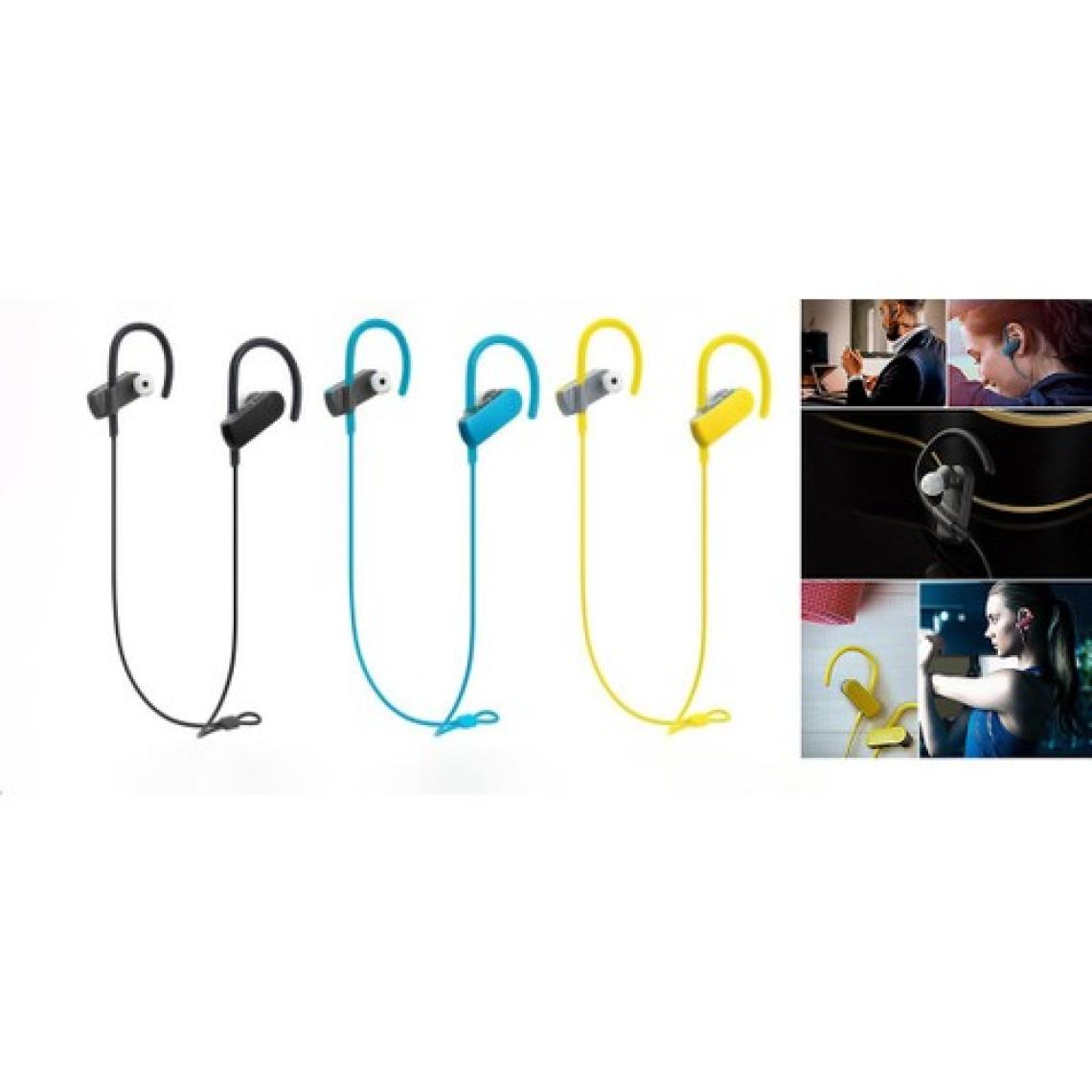 Audio-Technica SPORT50BT Bluetooth Suya Dayanıklı Spor Kulaklık-Sarı