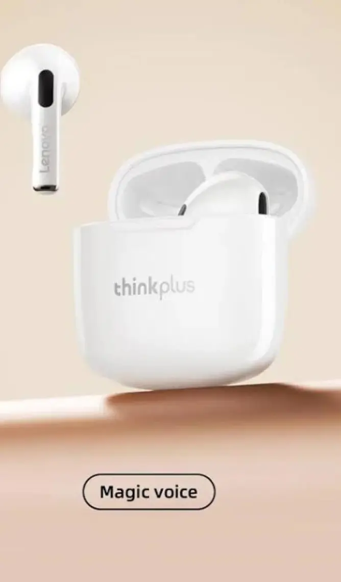 Lenovo Thinkplus Lp1 Yeni Versiyon Kablosuz Bluetooth Kulaklık Beyaz