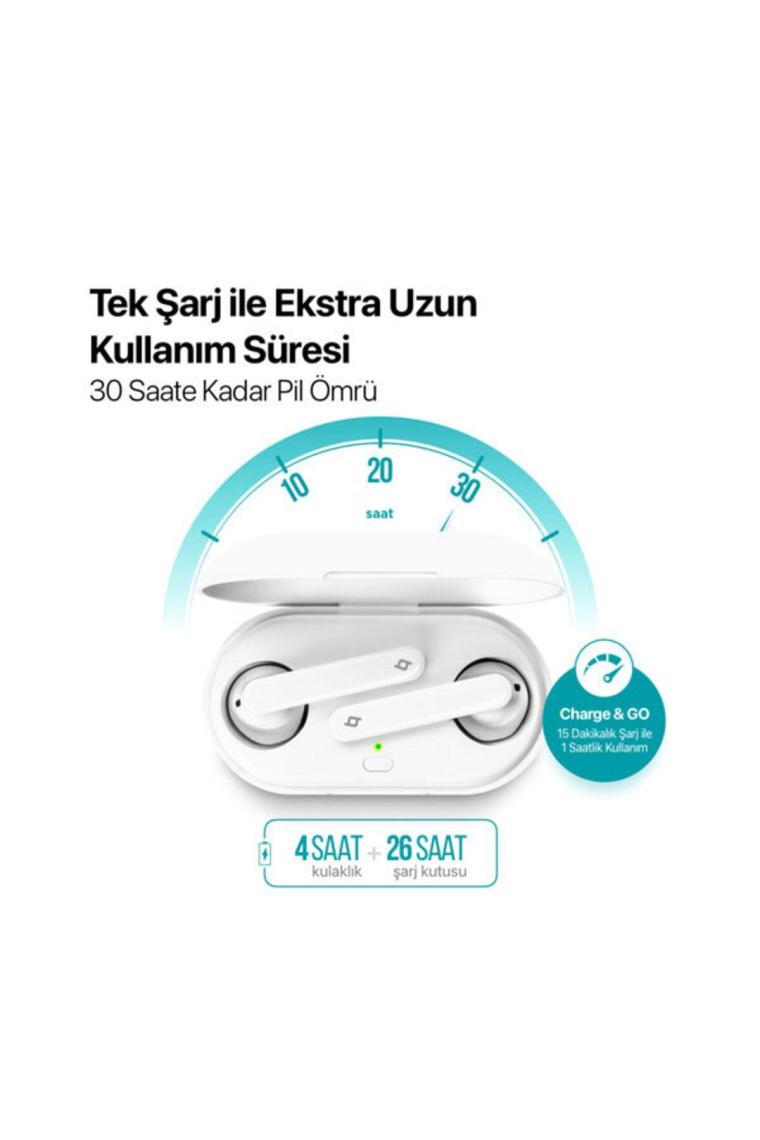 Ttec AirBeat Free 2KM133B TWS Kulak İçi Bluetooth Kulaklık Beyaz