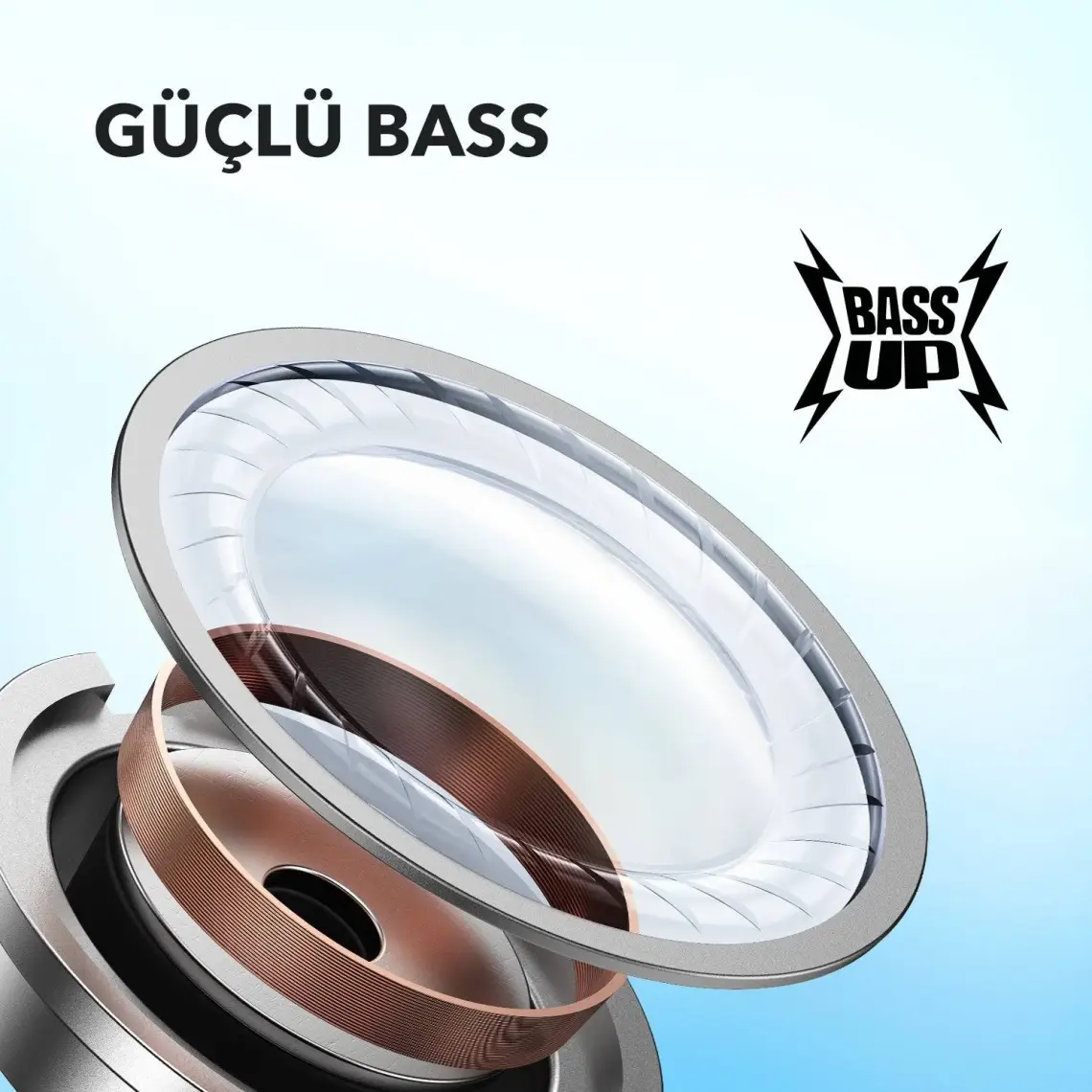 Anker Soundcore R50i TWS Bluetooth Kablosuz Kulaklık Mavi - IOS ve Android Uyumlu - A3949 (Anker Türkiye Garantili)
