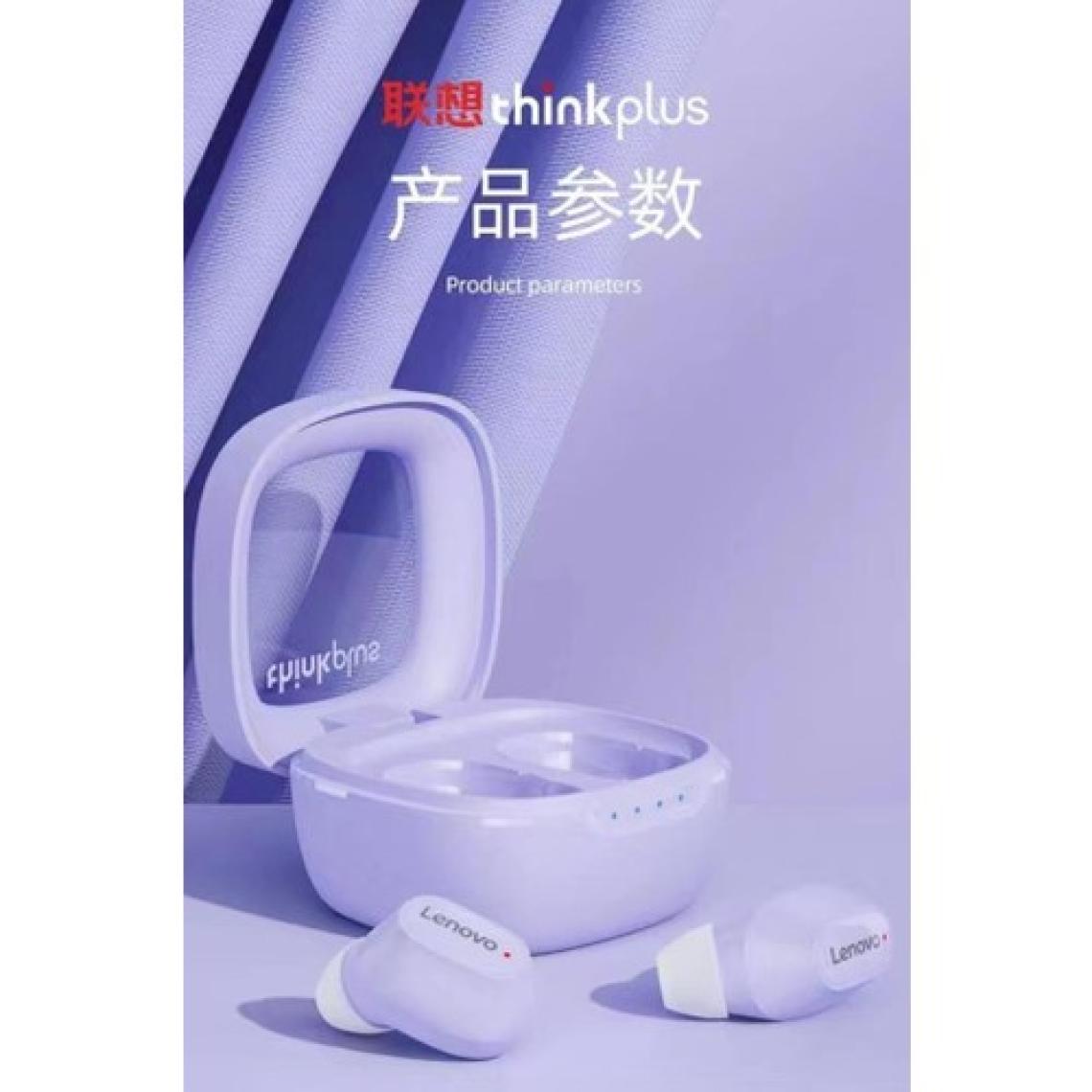 Lenovo XT62 TWS Kulak İçi Bluetooth Kulaklık Mor
