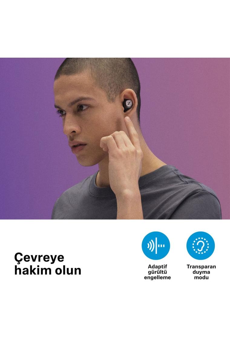 Sennheiser Momentum True Wireless 3 TWS Siyah Kulak İçi Bluetooth Kulaklık