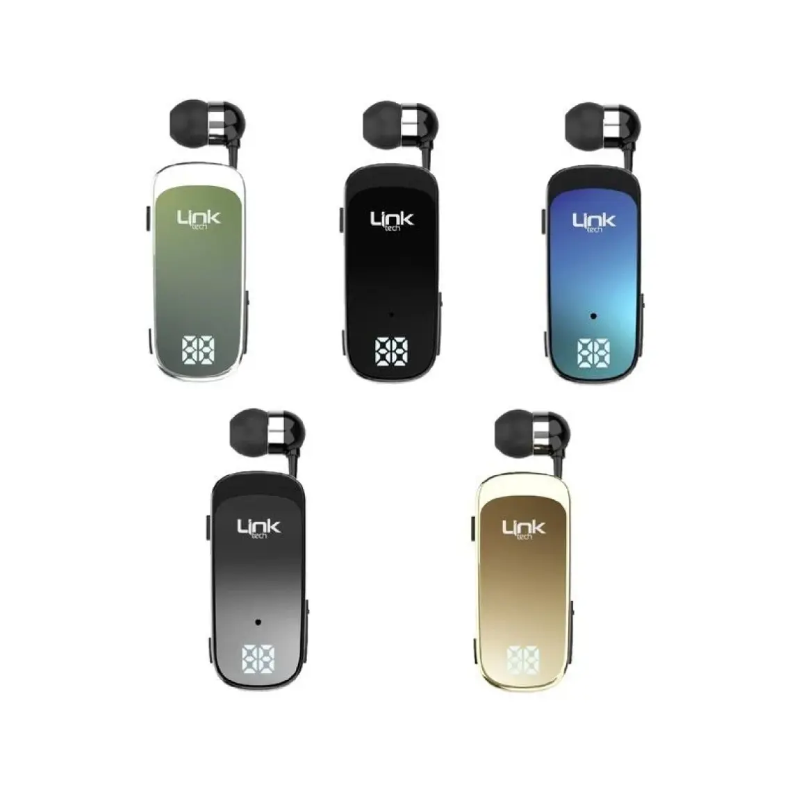 Linktech V81 Makaralı Titreşimli Bluetooth Kulaklık