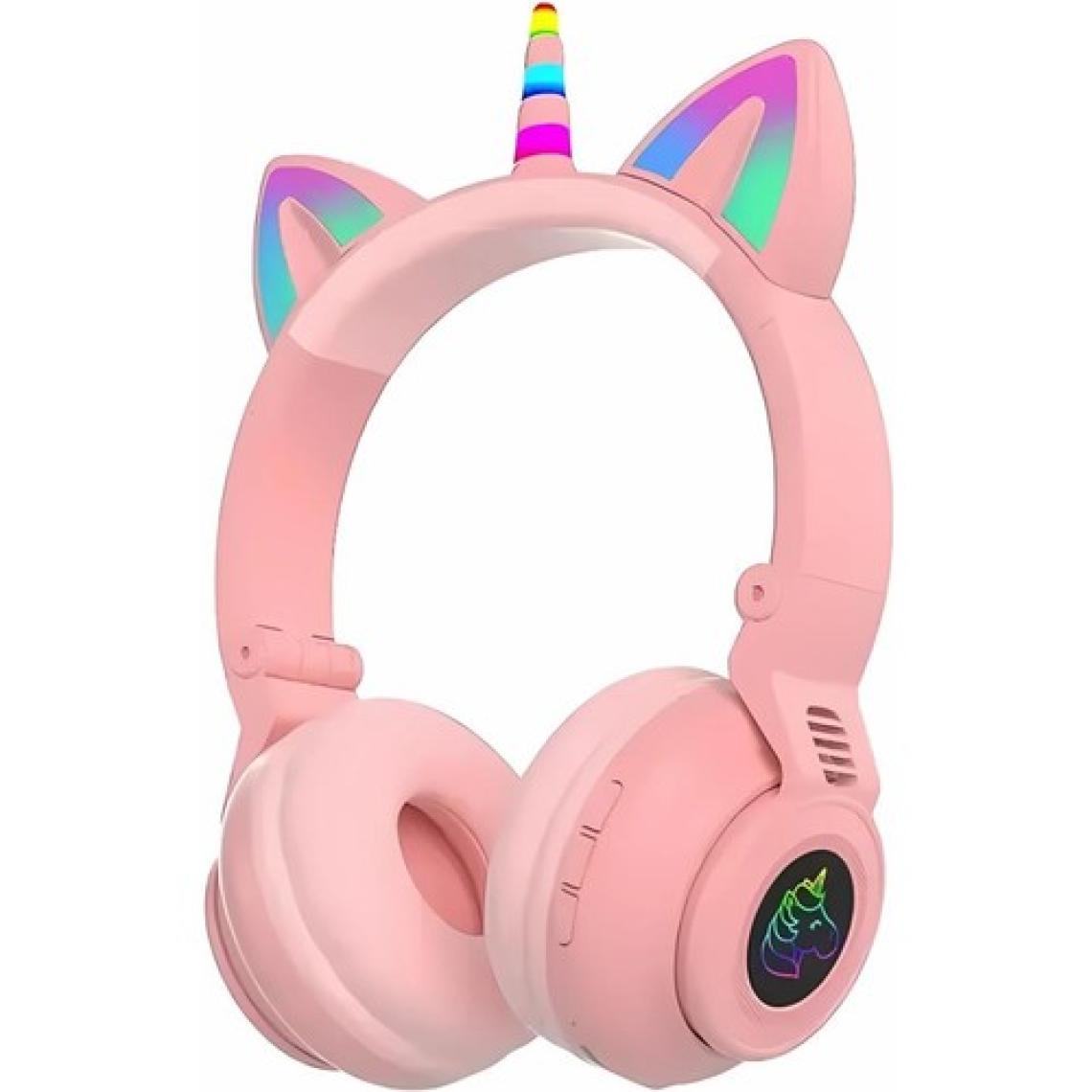 Polham Unicorn 94DB Güvenli Ses Limitli Yumuşak Kulak Pedli Bluetooth Kulaklık Çocuk Kulaklığı Uzun Şarjlı