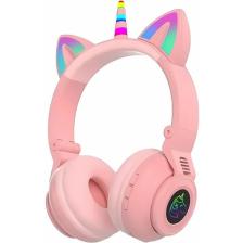 Polham Unicorn 94DB Güvenli Ses Limitli Yumuşak Kulak Pedli Bluetooth Kulaklık Çocuk Kulaklığı Uzun Şarjlı