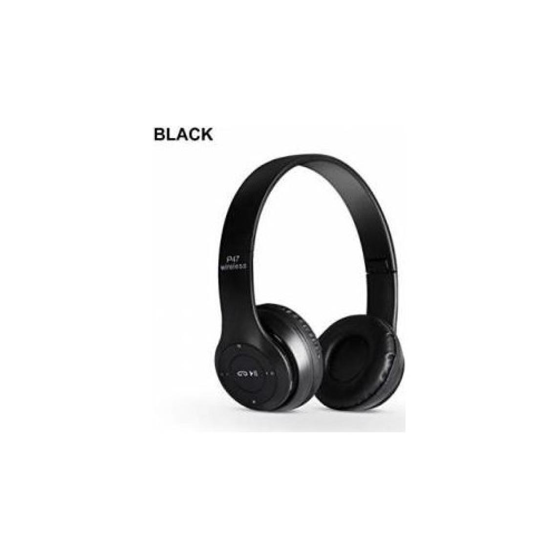 Polygold P47 Kulak Üstü Bluetooth Kulaklık Siyah