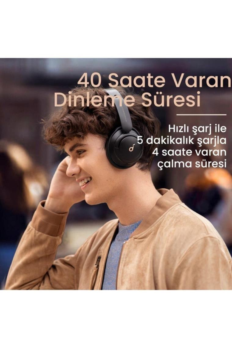 Anker Soundcore Life Q30 Bluetooth Kablosuz Kulaklık - Hibrit Aktif Gürültü Önleyici ANC - Midnight Blue - A3028 (Anker Türkiye Garantili)