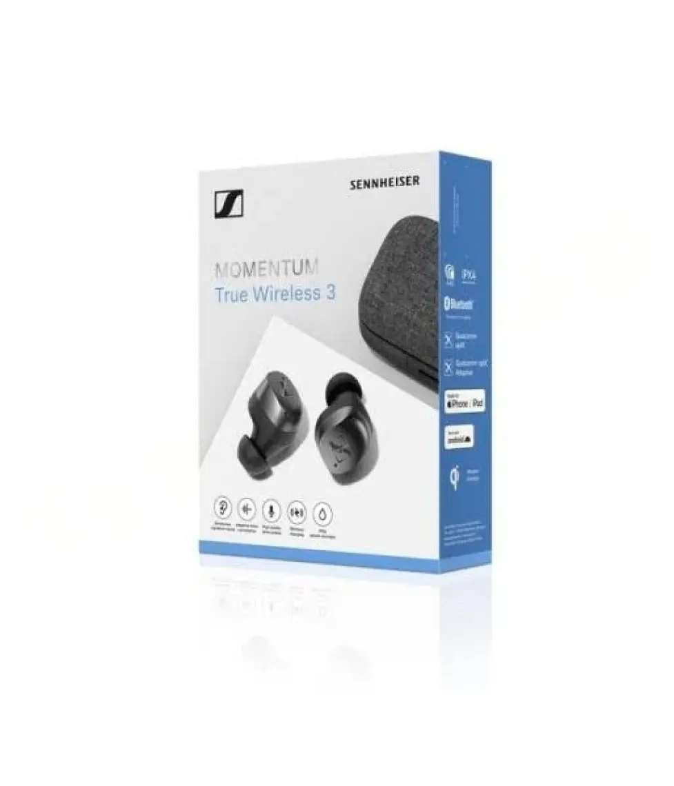 Sennheiser Momentum True Wireless 3 Kulak Içi Kulaklık, Siyah